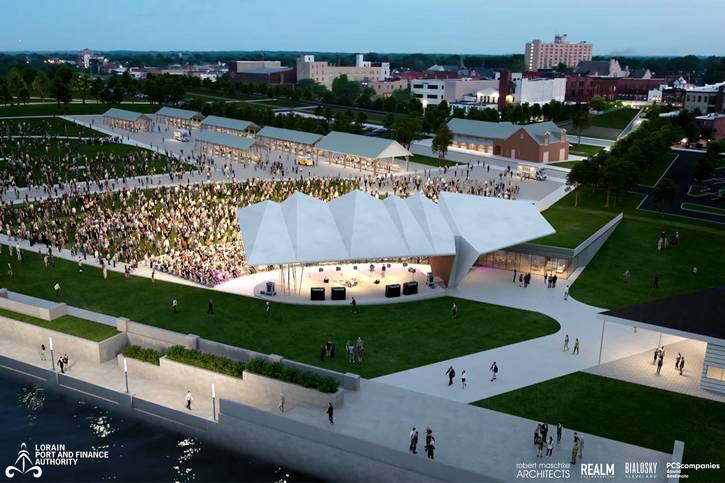 Rendering of Black River Landing in Lorain.